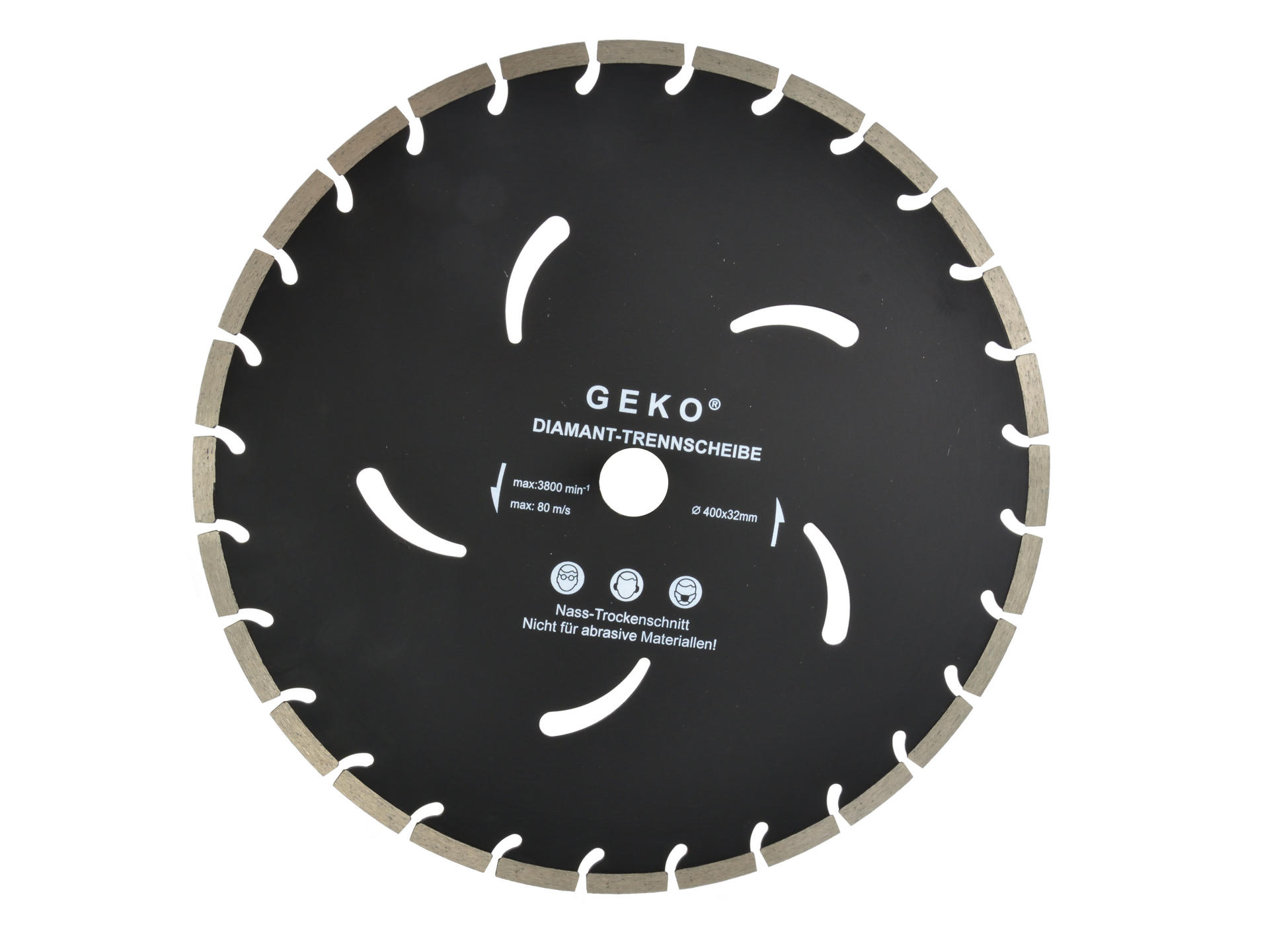 GEKO G00298 Диамантен диск с дълбоко защитно покритие ф400x10x32 мм