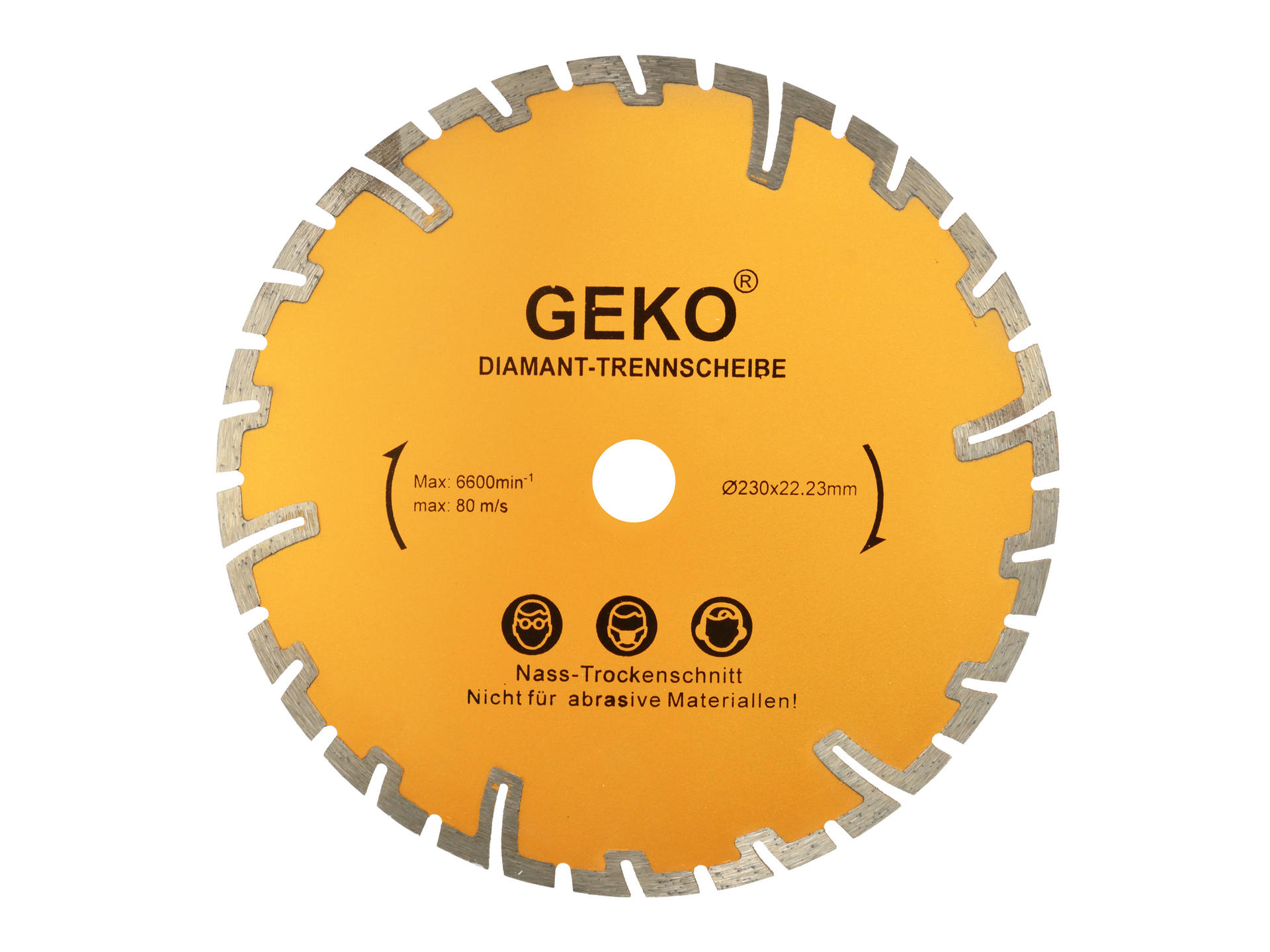 GEKO G00226 Диамантен диск с дълбоко защитно покритие ф230x22.2 мм