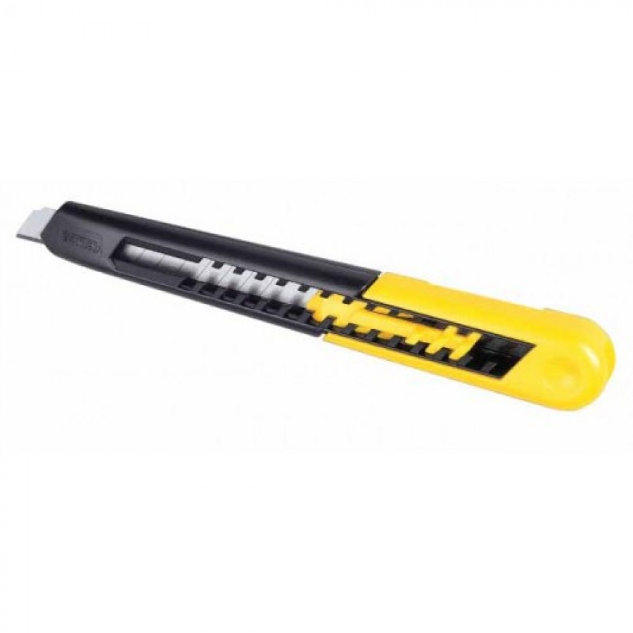 Макетен нож с чупещо се острие STANLEY - от Etools.bg Макетен нож с чупещо се острие STANLEY