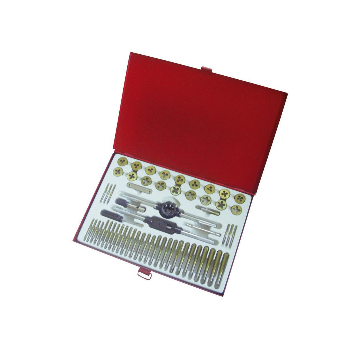 HOLZMANN GBM58TIN Комплект плашки и метчици 58 бр. (9120058379000) - от Etools.bg HOLZMANN GBM58TIN Комплект плашки и метчици 58 бр. (9120058379000)