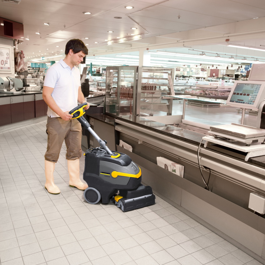 Електрически подопочистващ автомат Karcher BR 35/12 C Bp Pack, 500 W, 25.2 V, 12 л - от Etools.bg Електрически подопочистващ автомат Karcher BR 35/12 C Bp Pack, 500 W, 25.2 V, 12 л
