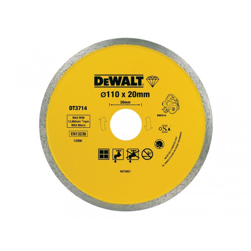 Диамантен диск за плочки DEWALT