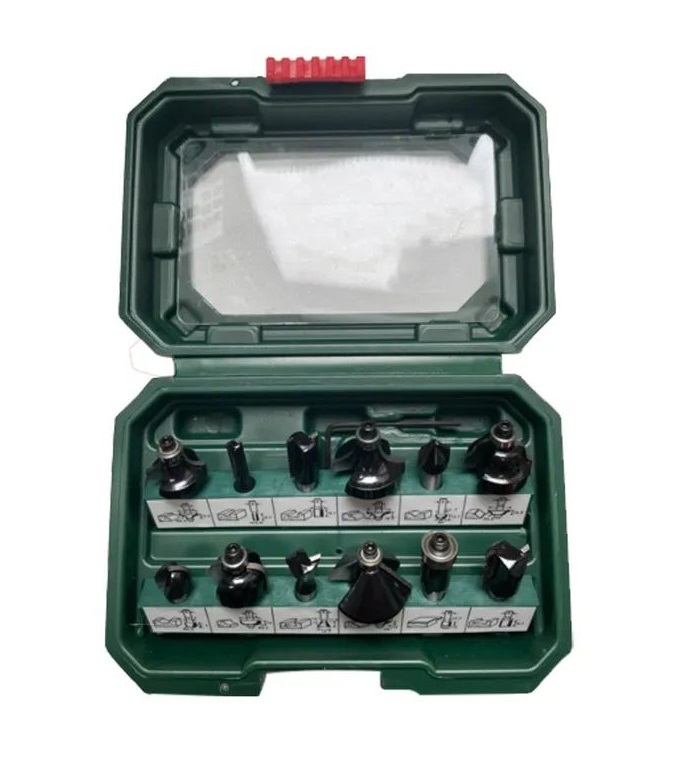 Комплект фрезери Hecht 001795, 8 мм, 12 бр. - от Etools.bg Комплект фрезери Hecht 001795, 8 мм, 12 бр.