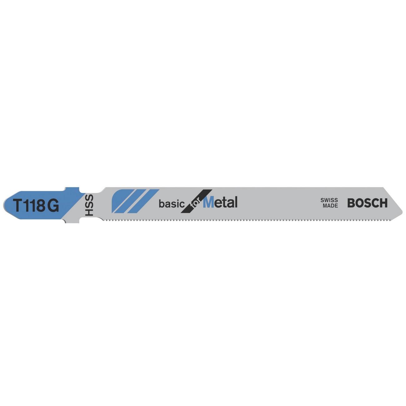 BOSCH Professional T 118 G Нож за прободен трион за метал 92 мм (2608631012)