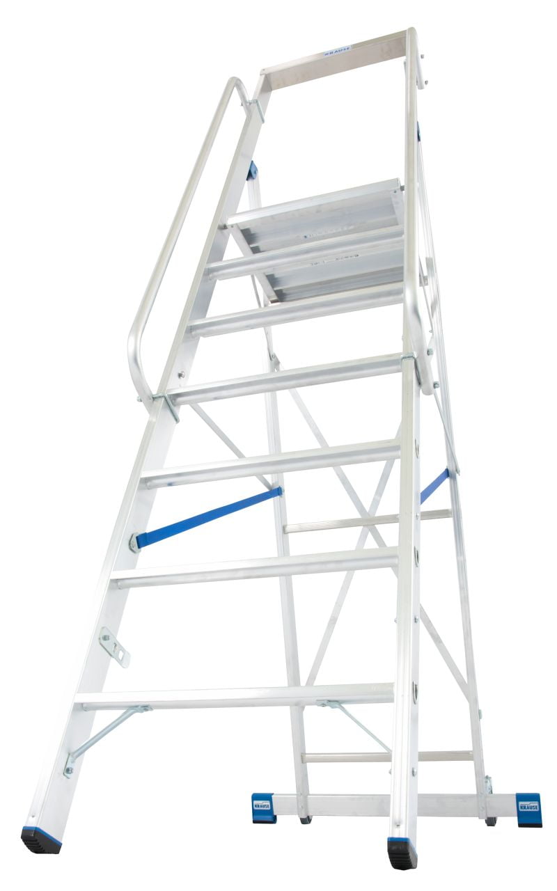 Складова стълба с голяма платформа Krause Stabilo, 1x7, 500х450 м, 7 стъпала (07127778) - от Etools.bg Складова стълба с голяма платформа Krause Stabilo, 1x7, 500х450 м, 7 стъпала (07127778)