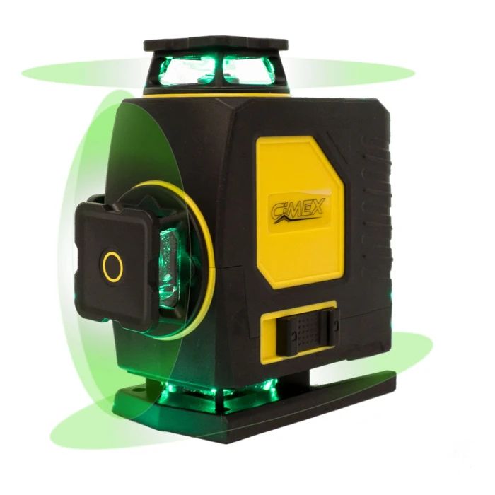 CIMEX SL4D-G 4D Лазерен нивелир със зелен лъч до 25 м