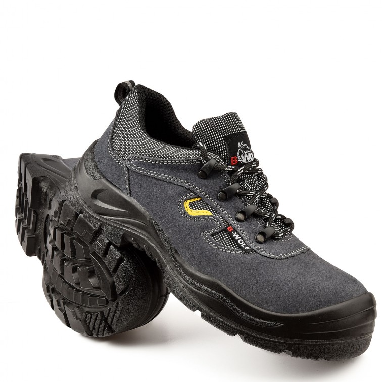 B-WOLF S1P DYLAN S1P Защитни работни обувки | Сиво с размери 36-47 (500700)