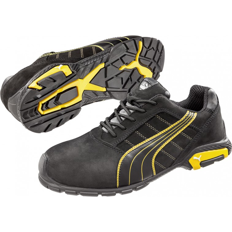PUMA S3 SRC AMSTERDAM LOW S3 Защитни работни обувки, черни с размери 39-47 (501500)