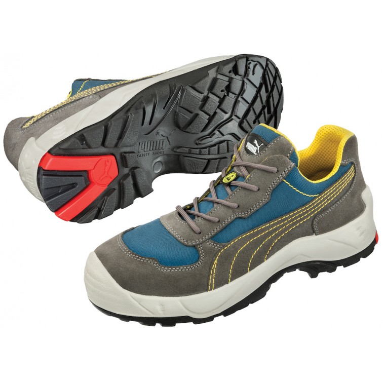 PUMA S3 VANGUARD LOW S3 Защитни работни обувки, сиво-сини с размери 40-47 (501600)
