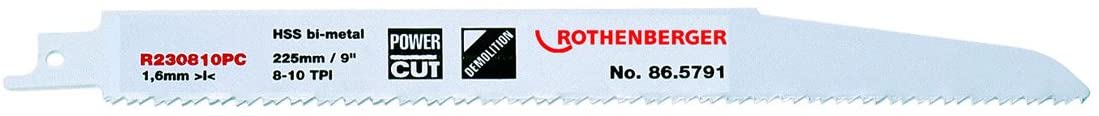 ROTHENBERGER Комплект ножчета за метал 200 мм 5 части (865788)