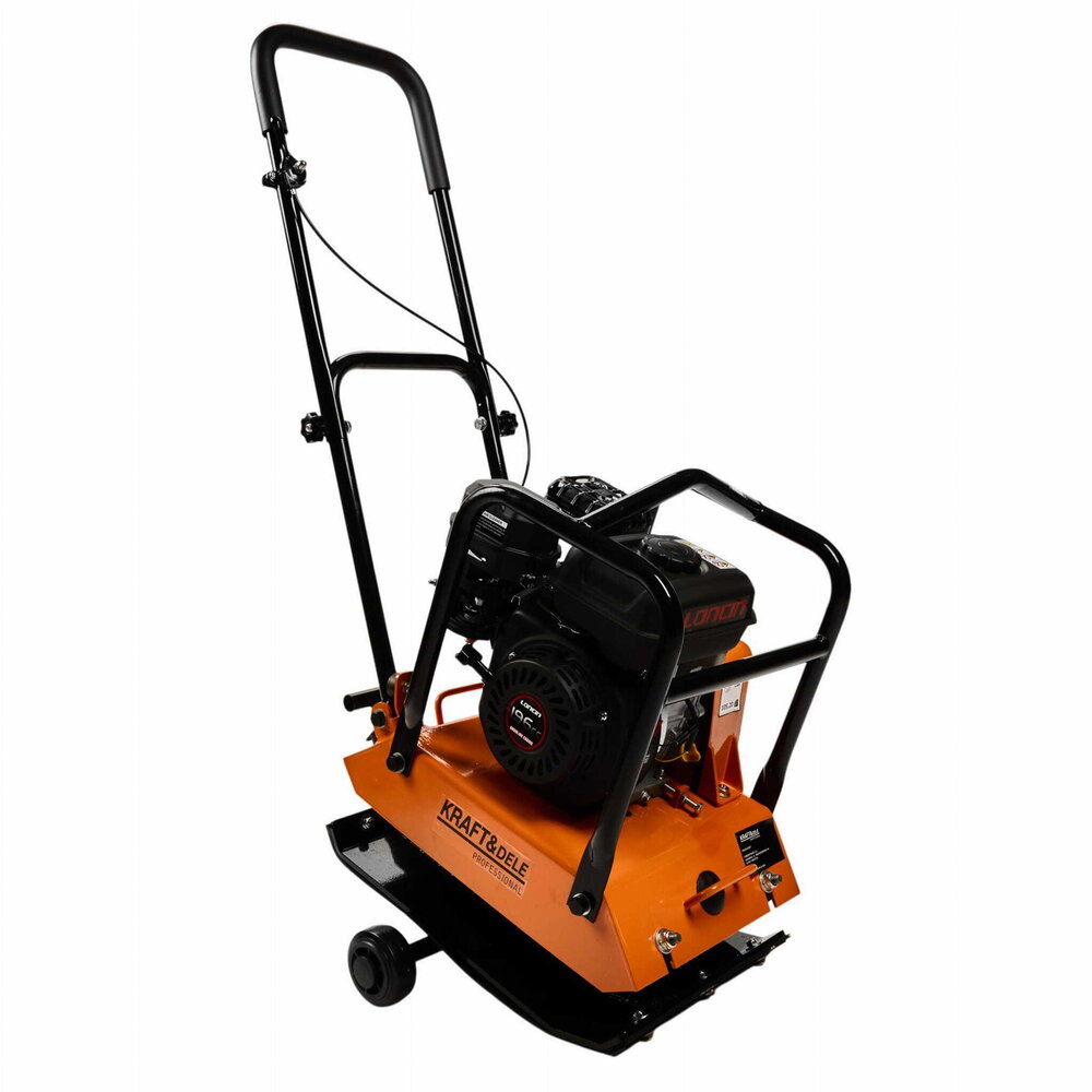 Бензинова виброплоча Kraft&Dele KD1196, 7 к.с, 15 kN, 450х350 мм
