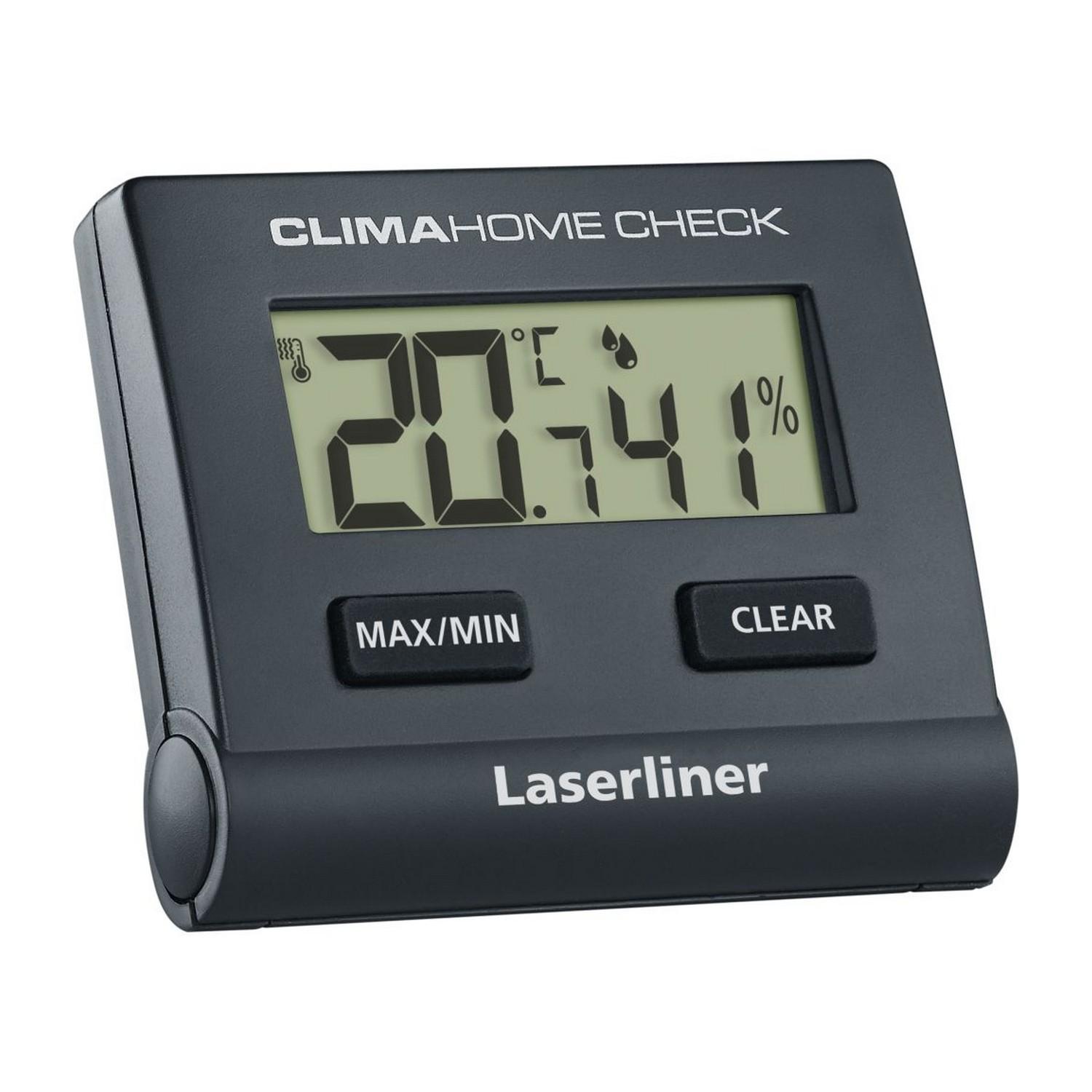 LASERLINER ClimaHome-Check Дигитален влагомер за информация за вътрешния климат черен (082.428A)