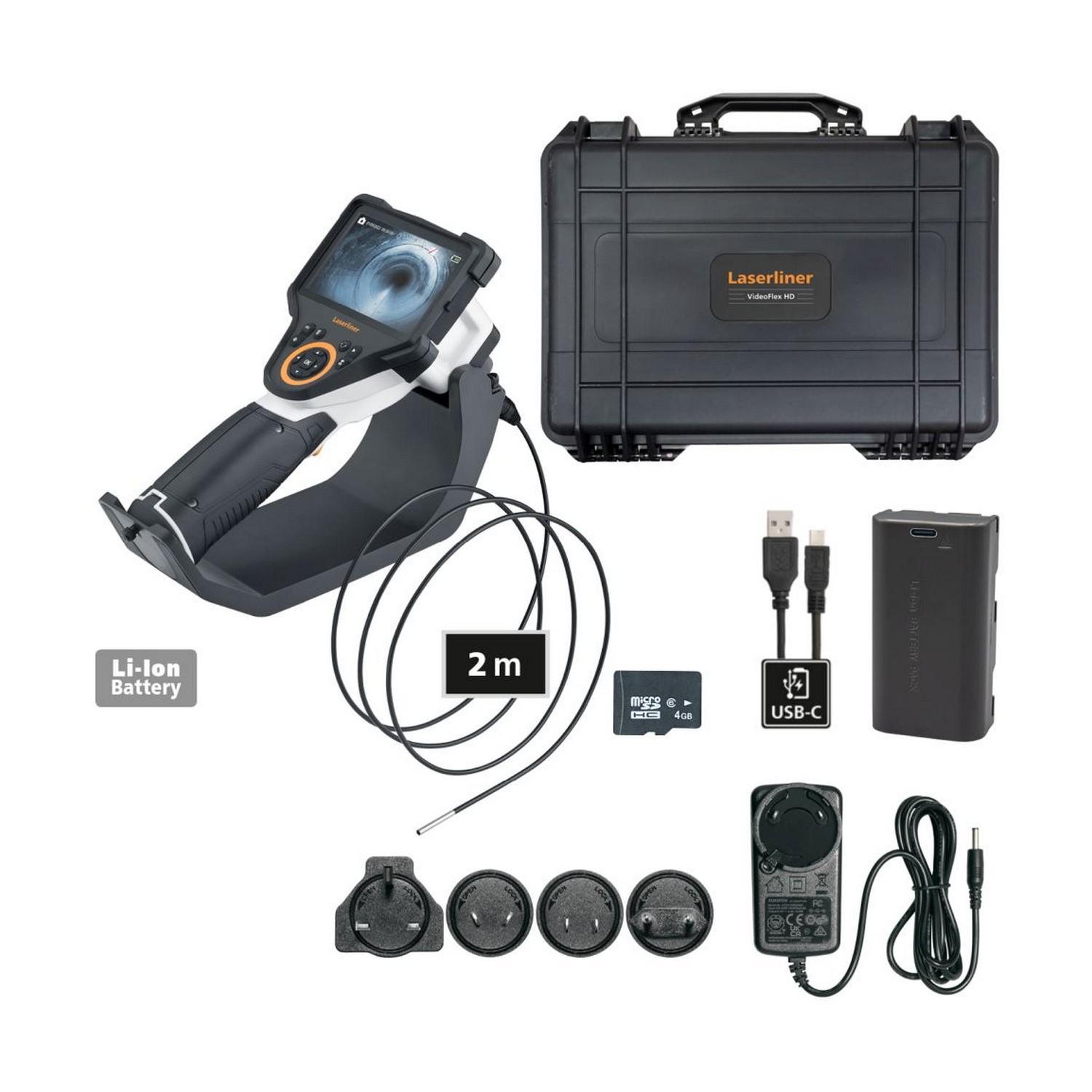 LASERLINER VideoFlex HD Micro Инспекционна камера 4 мм 2 м (082.281A)