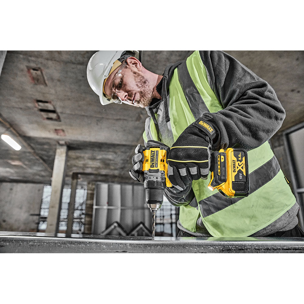 Акумулаторен винтоверт DeWALT DCD800P2LRT, 18 V, 5 Ah, 90 Nm, 1.5-13 мм
