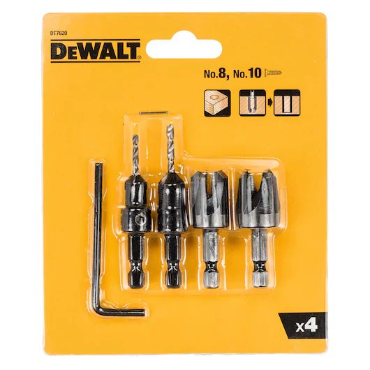 Комплект свредла за дърво с фрезенк DeWALT DT7620-QZ, 4 бр. - от Etools.bg Комплект свредла за дърво с фрезенк DeWALT DT7620-QZ, 4 бр.