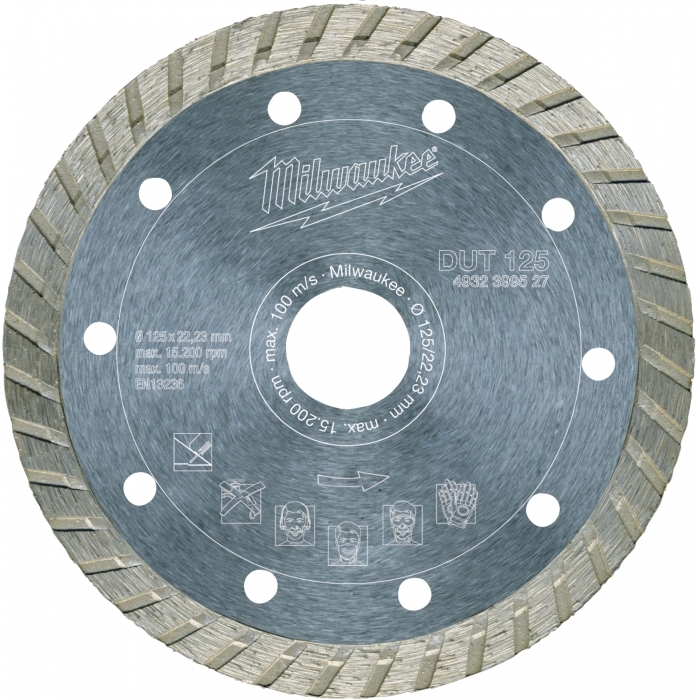 MILWAUKEE DUT Диамантен диск за рязане на камък ф230x22.23 мм (MIWK-3102)