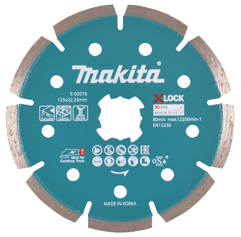 MAKITA X-LOCK E-02076 Диамантен диск ф125 мм