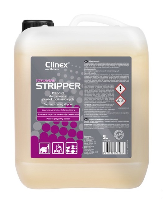 CLINEX Stripper за отстраняване на полимерни покрития и наслагвания 5 л