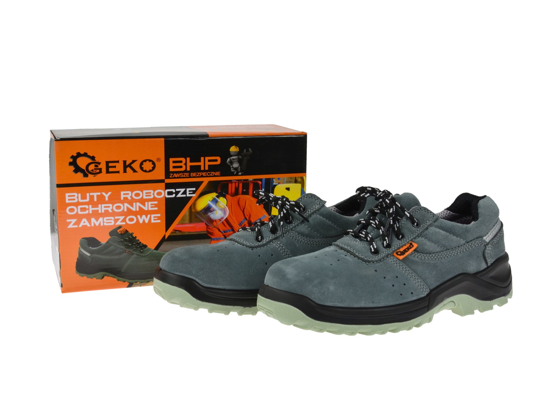 GEKO G90532 Работни обувки от велур размер 42 
