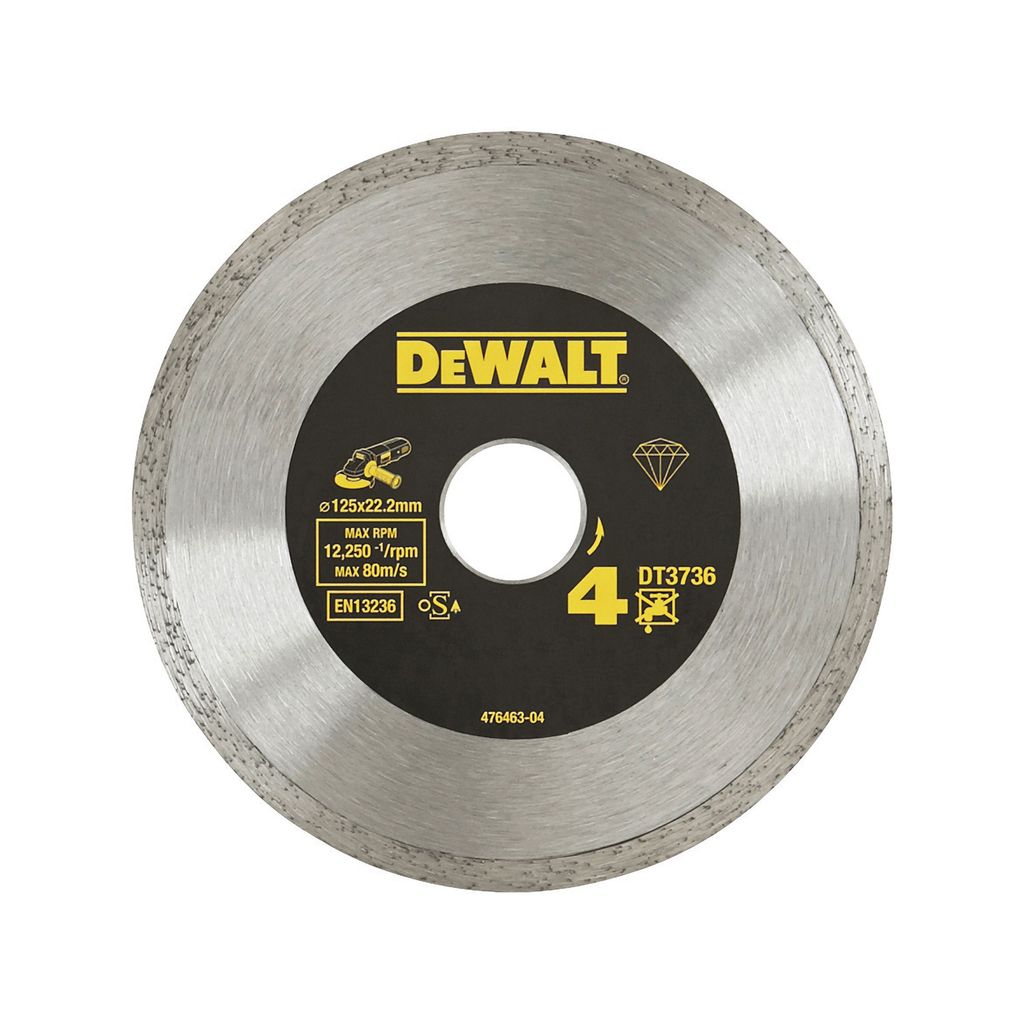 DEWALT DT3736 Диамантен диск за рязане на плочки ф125 мм