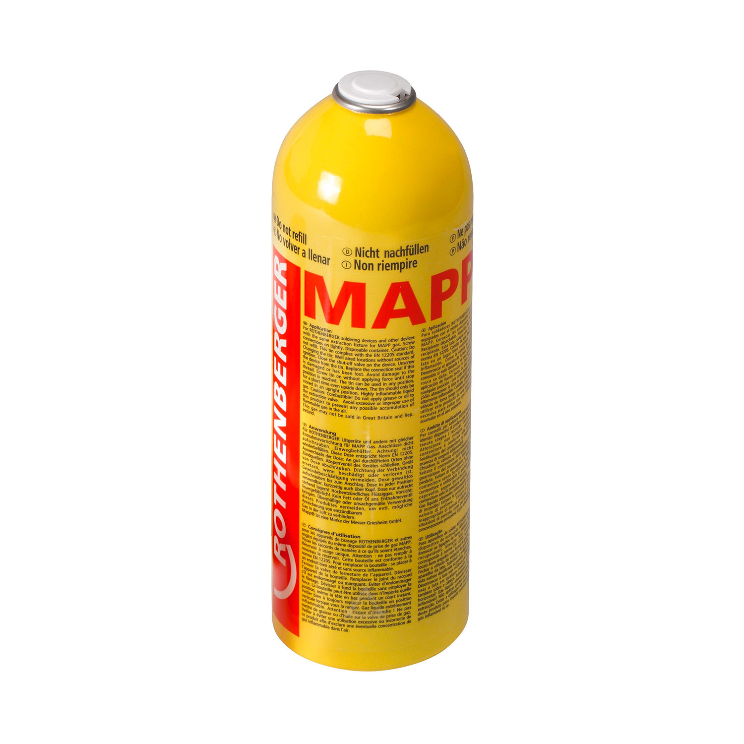 ROTHENBERGER MAPP Gas Флакон газов с пропан-бутан 750 мл (035551-C)