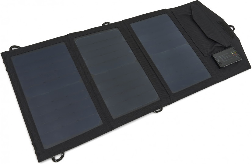 Генератори и агрегати за ток / Соларни фотоволтаични панели / Сгъваем соларен панел HBM 10348, 15 W, 5 V