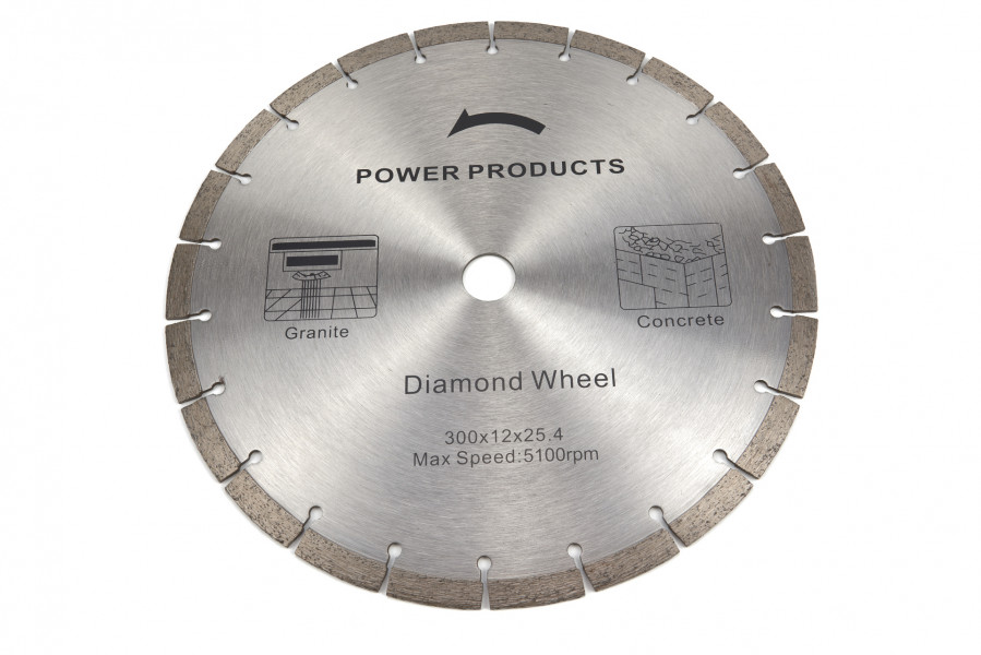 Консумативи / Диамантени дискове / Диамантен диск за фугорез HBM 10100, 300х12х25.4 мм