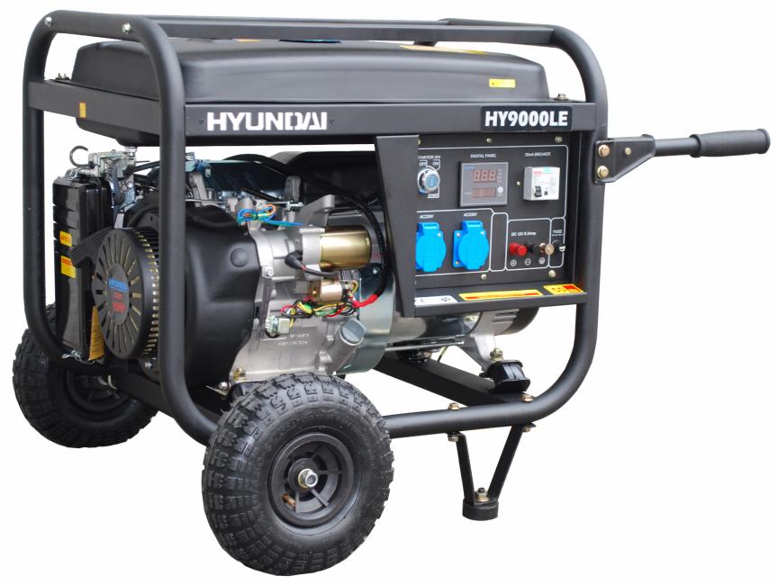 HYUNDAI HY10000 LEK Бензинов генератор с ел. стартер 7800 W (08013)