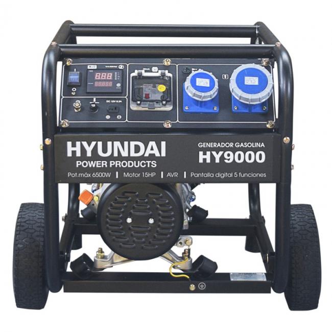 HYUNDAI HY 9000К Бензинов генератор с колела и дръжки 6500 W (08044)