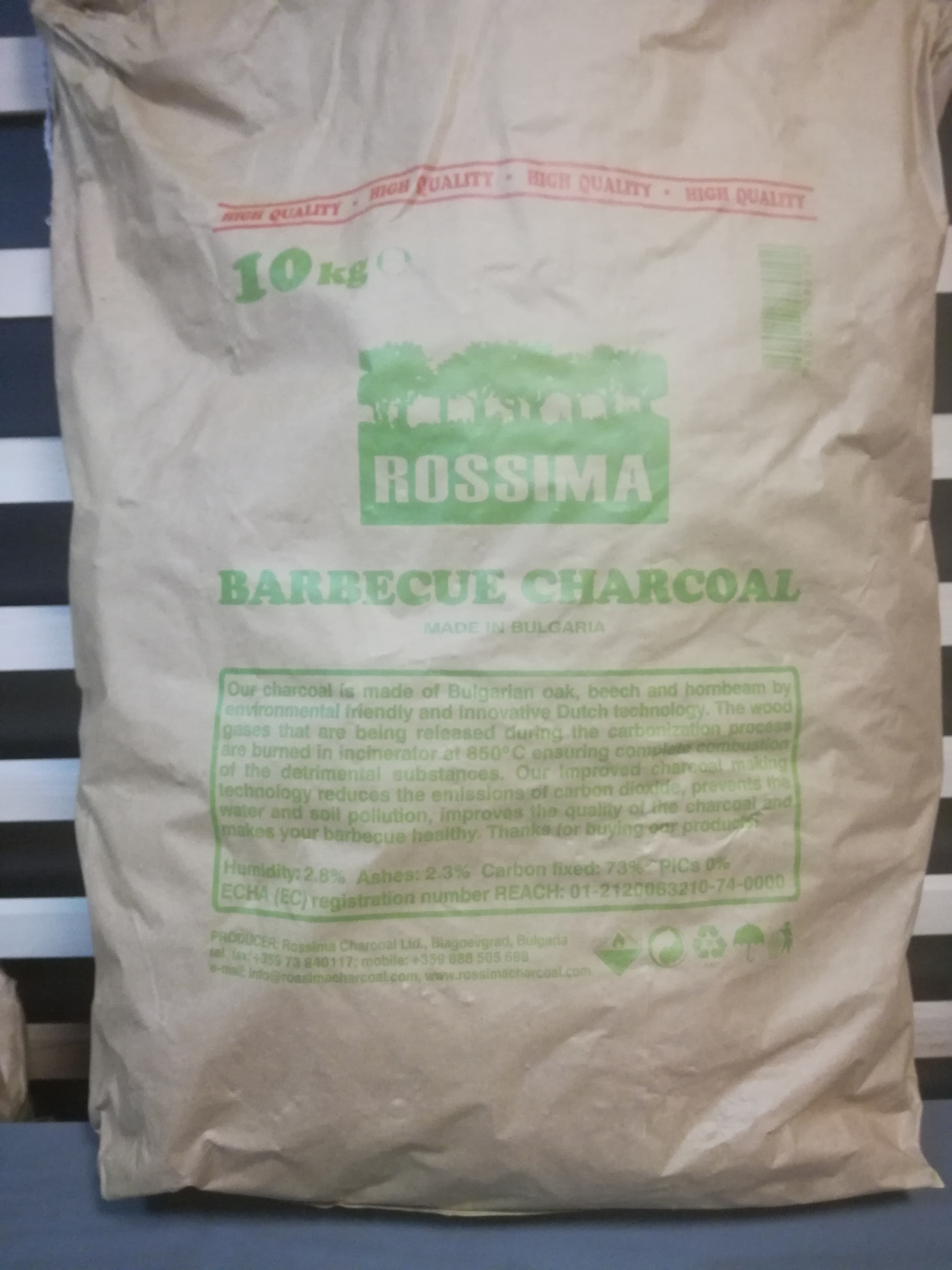 BBQ Росима Премиум дървени въглища 10 кг (27010)