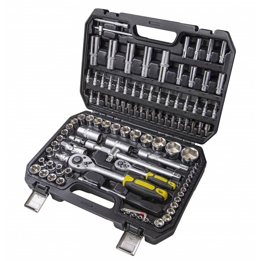 Гедоре комплект Topmaster 339206 със 108 части, 1/4 и 1/2 инча
