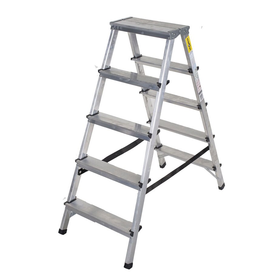 VALVNOS DRABEST DD5 Алуминиева стълба - двустранна 2x5 стъпала (43030) - от Etools.bg VALVNOS DRABEST DD5 Алуминиева стълба - двустранна 2x5 стъпала (43030)
