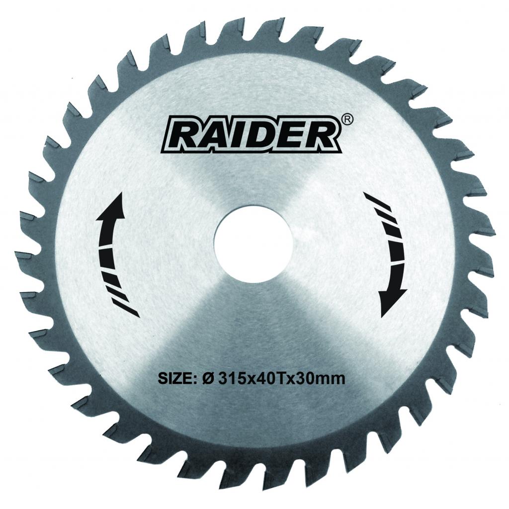 RAIDER RD-SB26 Диск за циркуляр ф315 мм 40 Т 30 мм (163126)