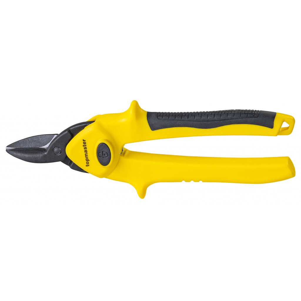 TOPMASTER STARK Компактна усилена ножица за ламарина права (370716)