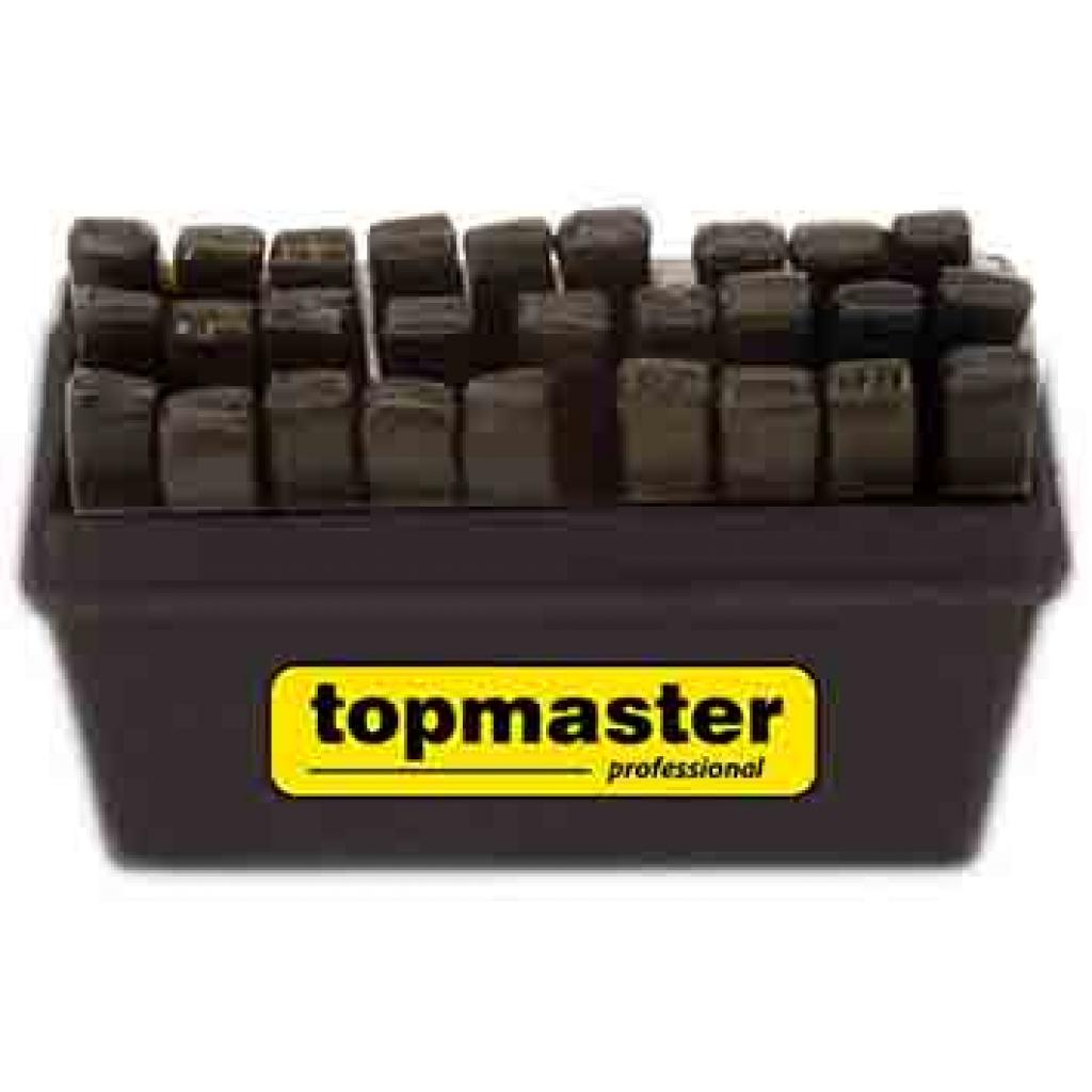 TOPMASTER Комплект букви за набиване 1.5 мм - 12.5 мм 27 бр (499991)