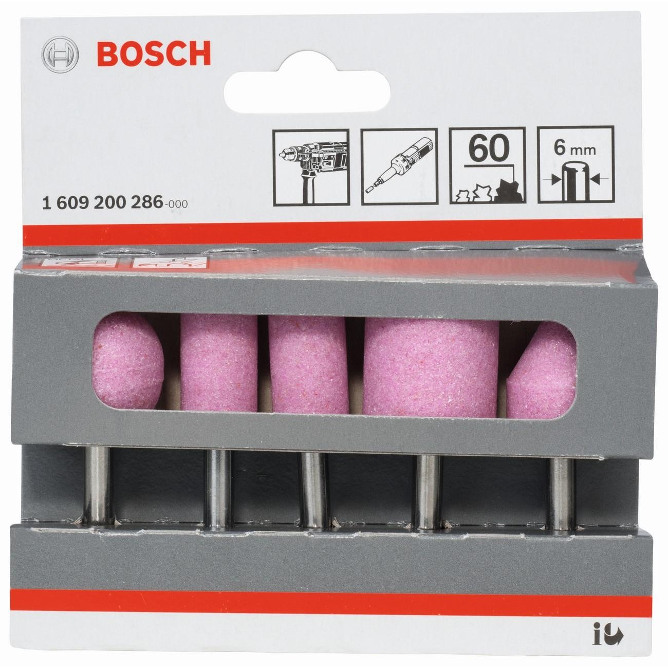BOSCH Professional Комплект шлифовъчни щифтове 5 части (1609200286)
