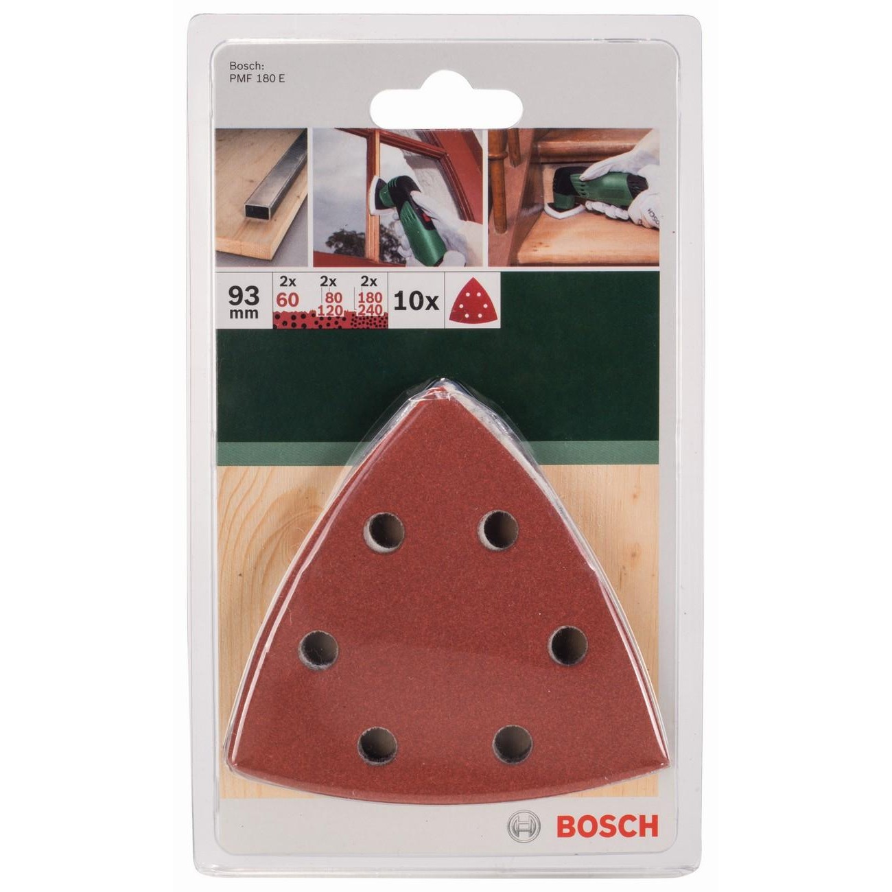 BOSCH Professional Комплект шкурки за дърво и метал 10 части (2609256957)