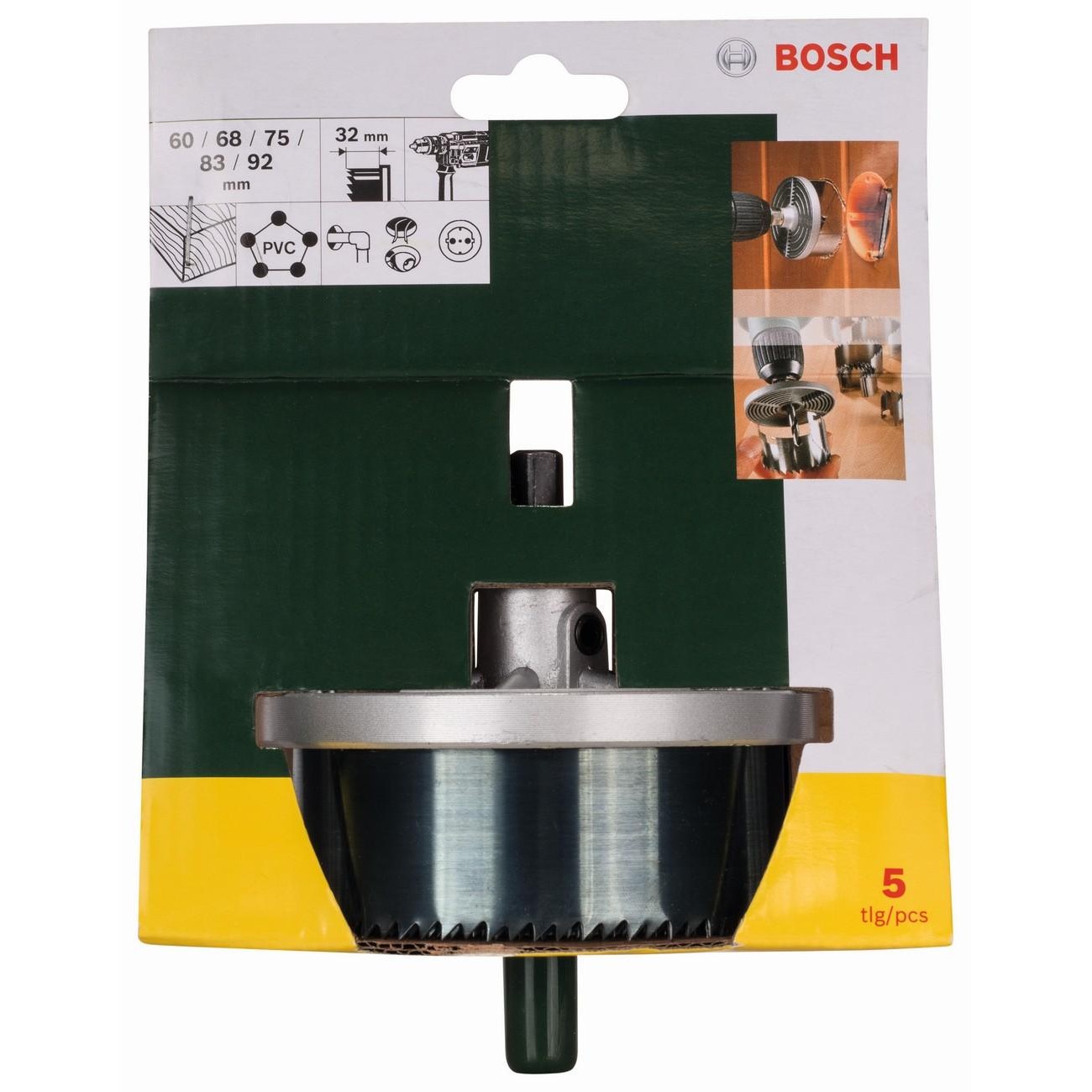 BOSCH Professional Комплект боркорони 5 части (2607019451) - от Etools.bg BOSCH Professional Комплект боркорони 5 части (2607019451)