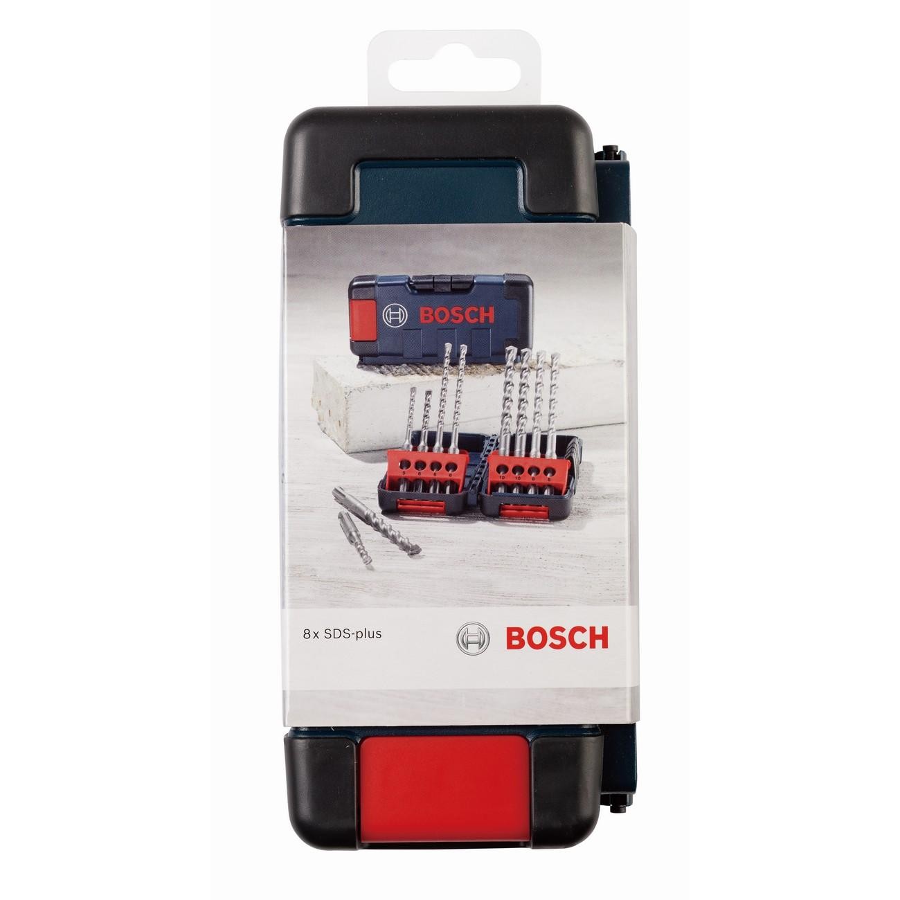 BOSCH Professional SDS-Plus-3 Tough Box Комплект свредла за перфоратор 5-10 мм 8 части (2607019903)