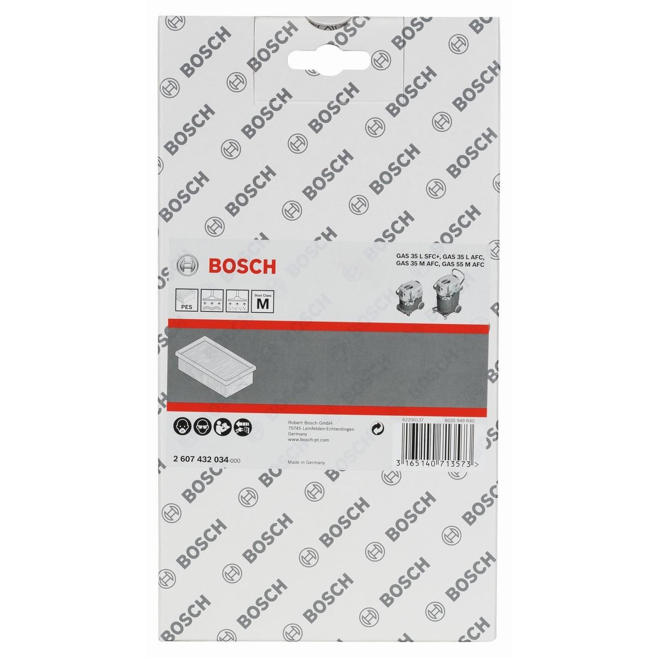 BOSCH Professional Полиестерен плосък нагънат филтър за GAS 35-55 (2607432034) - от Etools.bg BOSCH Professional Полиестерен плосък нагънат филтър за GAS 35-55 (2607432034)