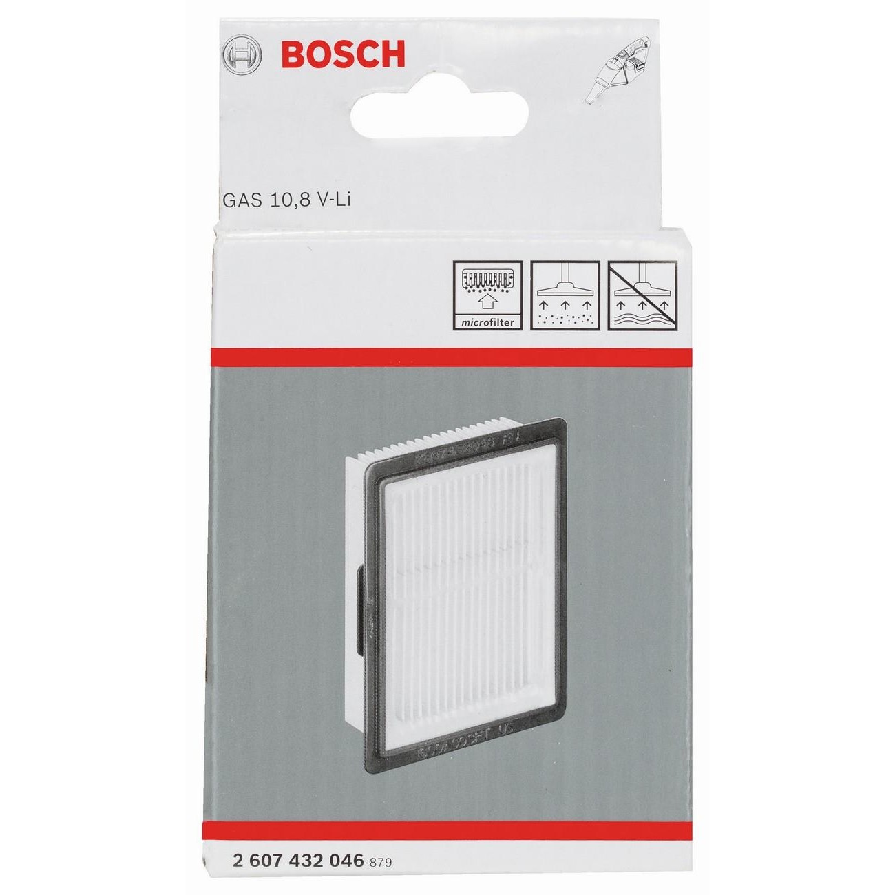 BOSCH Professional Нагънат филтър за GAS 10.8 V-LI (2607432046) - от Etools.bg BOSCH Professional Нагънат филтър за GAS 10.8 V-LI (2607432046)