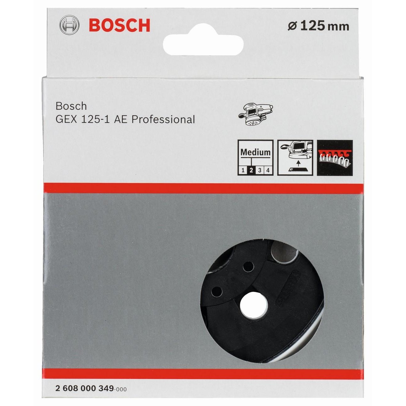 BOSCH Professional Шлифовъчен диск средно твърд 125 мм (2608000349)