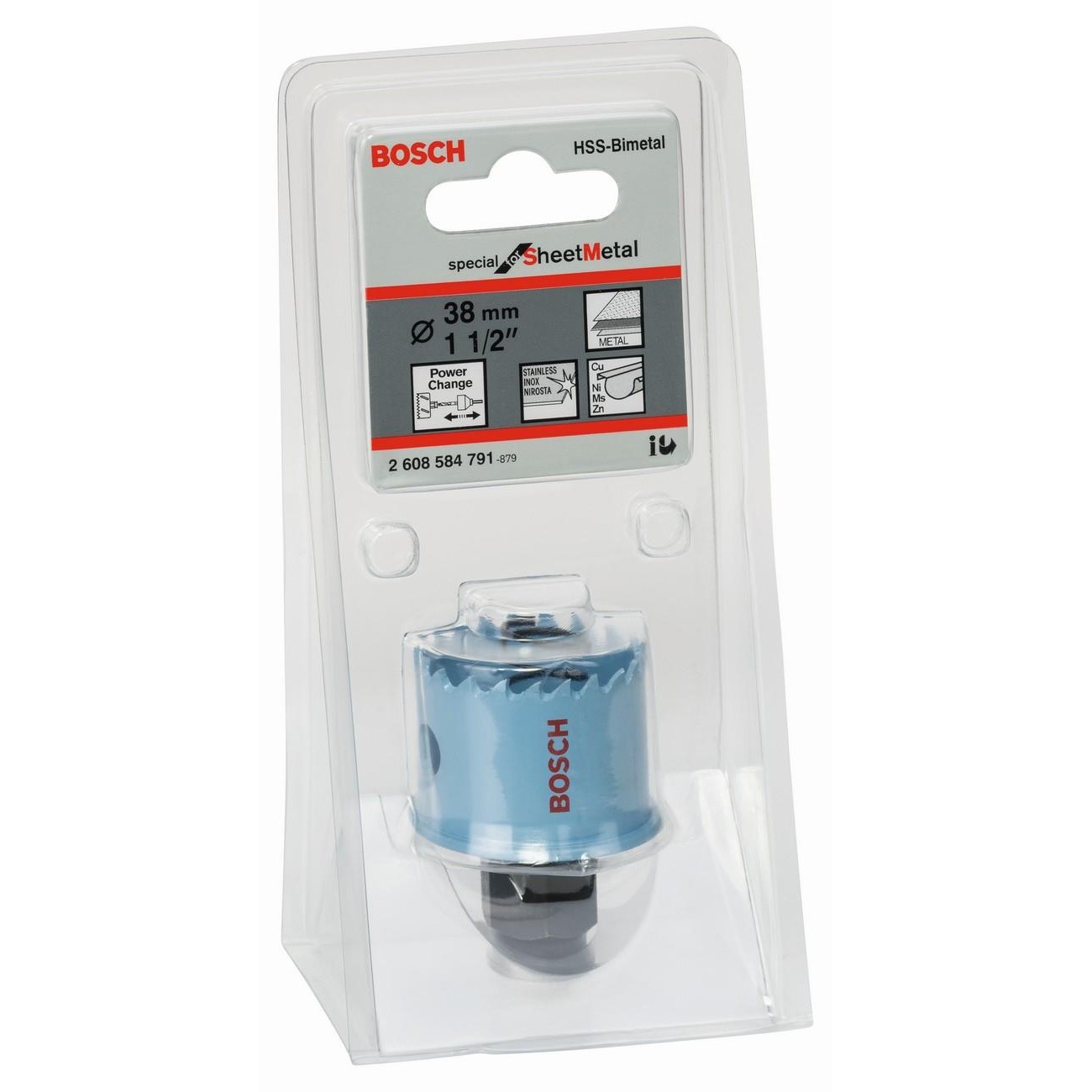 BOSCH Professional Sheet Metal Боркорона за метал 38 мм 1 1/2 BOSCH Professional Sheet Metal Боркорона за метал 38 мм 1 1/2