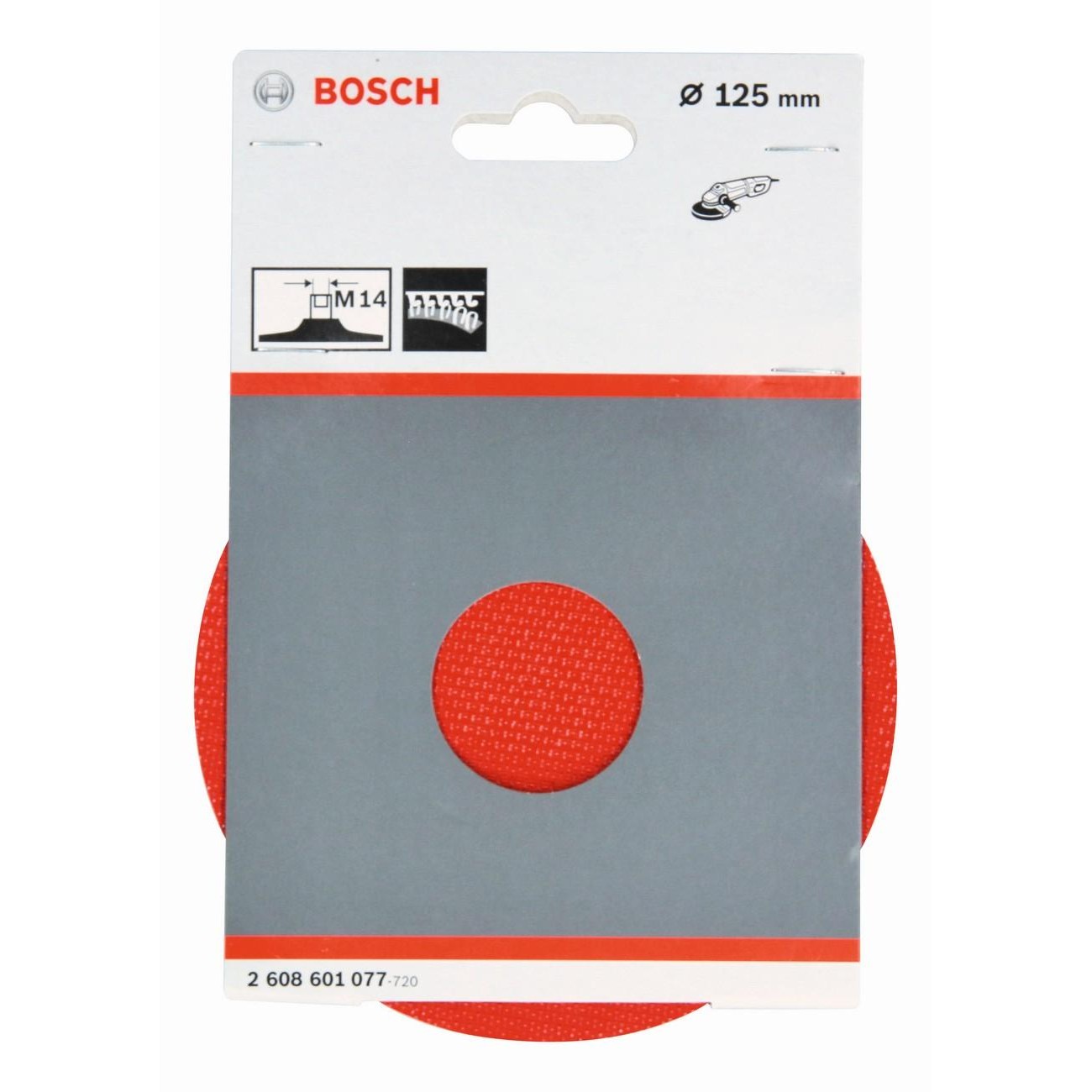 BOSCH Professional Опорна подложка за закрепване тип велкро 125 мм (2608601077)