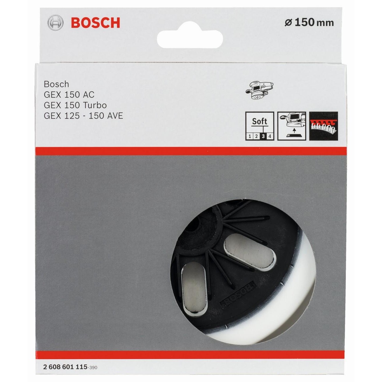 BOSCH Professional Шлифовъчен диск меки 150 мм (2608601115)