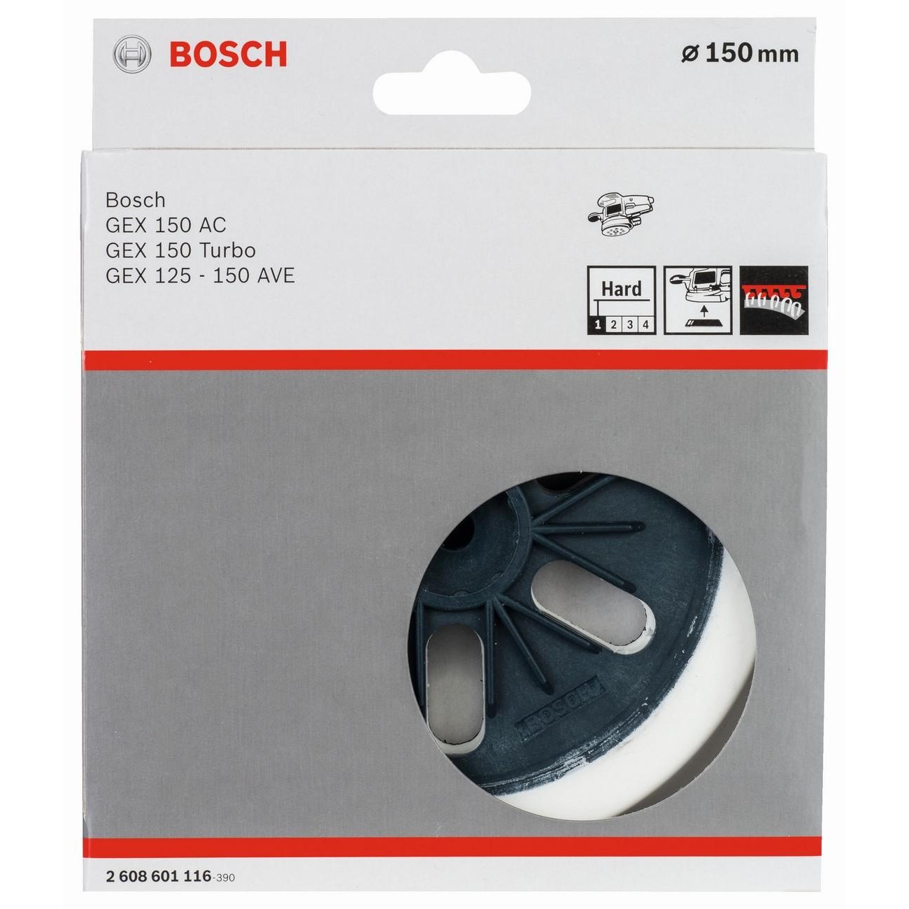 BOSCH Professional Шлифовъчен диск твърд 150 мм (2608601116)