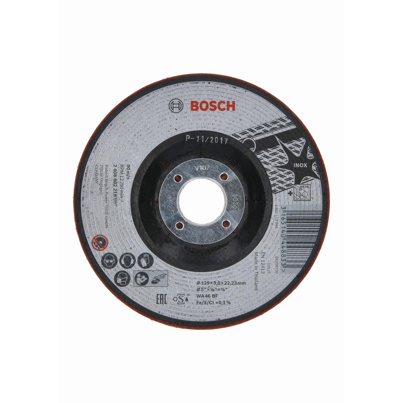 BOSCH Professional WA 46 BF Полугъвкав диск за грубо шлифоване 125 мм 3 мм (2608602218)