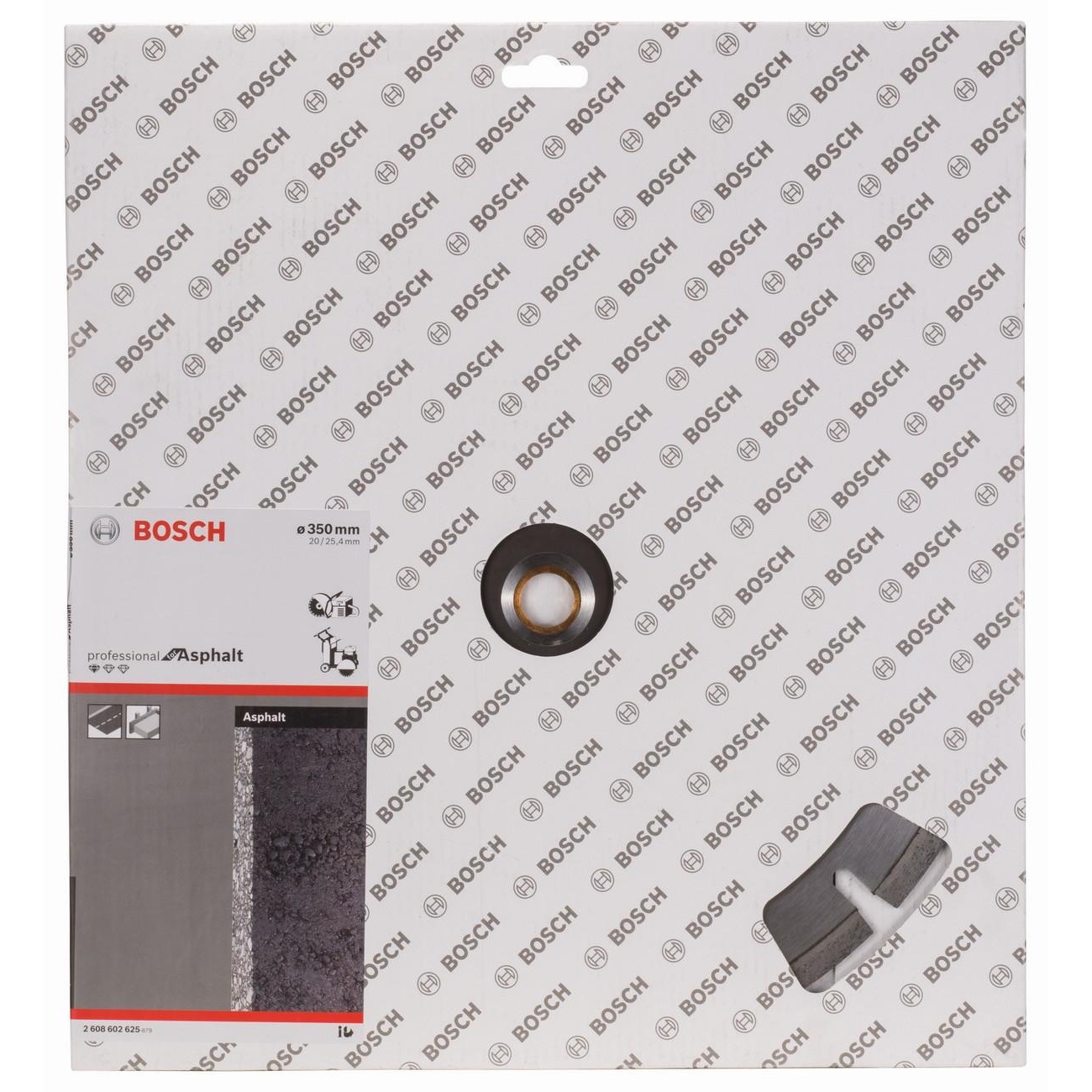 BOSCH Professional Диамантен диск за рязане на асфалт 350x20/25.40x3.2x10 мм (2608602625)