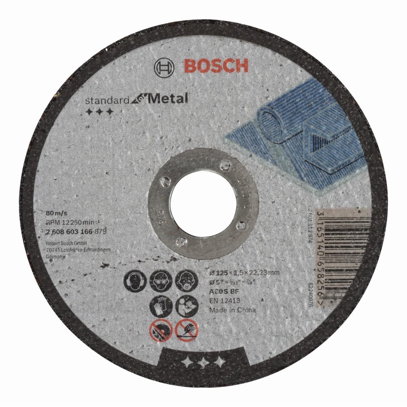 BOSCH Professional A 30 S BF Диск за рязане на метал 125 мм 22.23 мм 2.5 мм (2608603166)