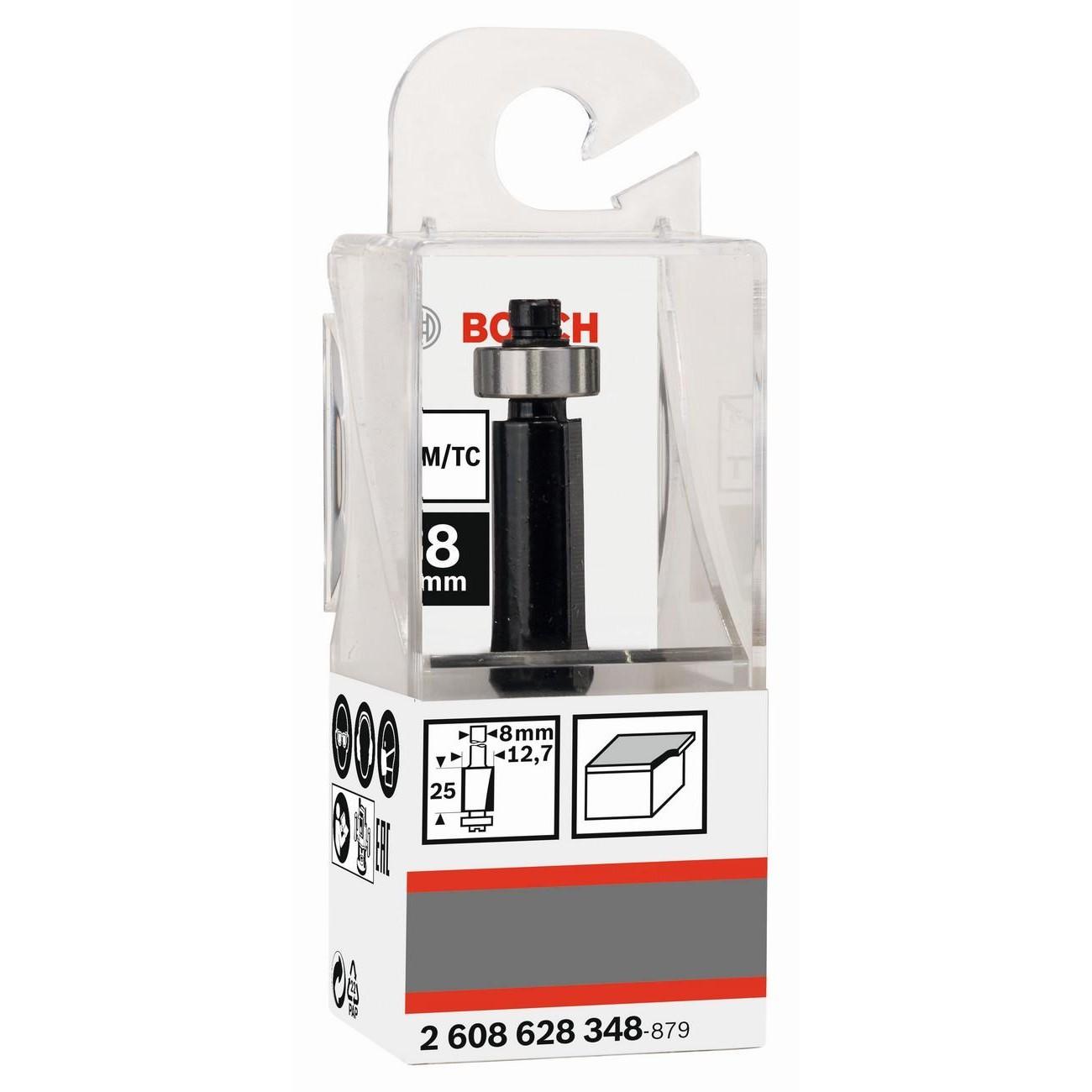 BOSCH Professional Фрезер за рязане на ламинат 8 мм D1 12.7 мм L 25.4 мм G 68 мм (2608628348) - от Etools.bg BOSCH Professional Фрезер за рязане на ламинат 8 мм D1 12.7 мм L 25.4 мм G 68 мм (2608628348)